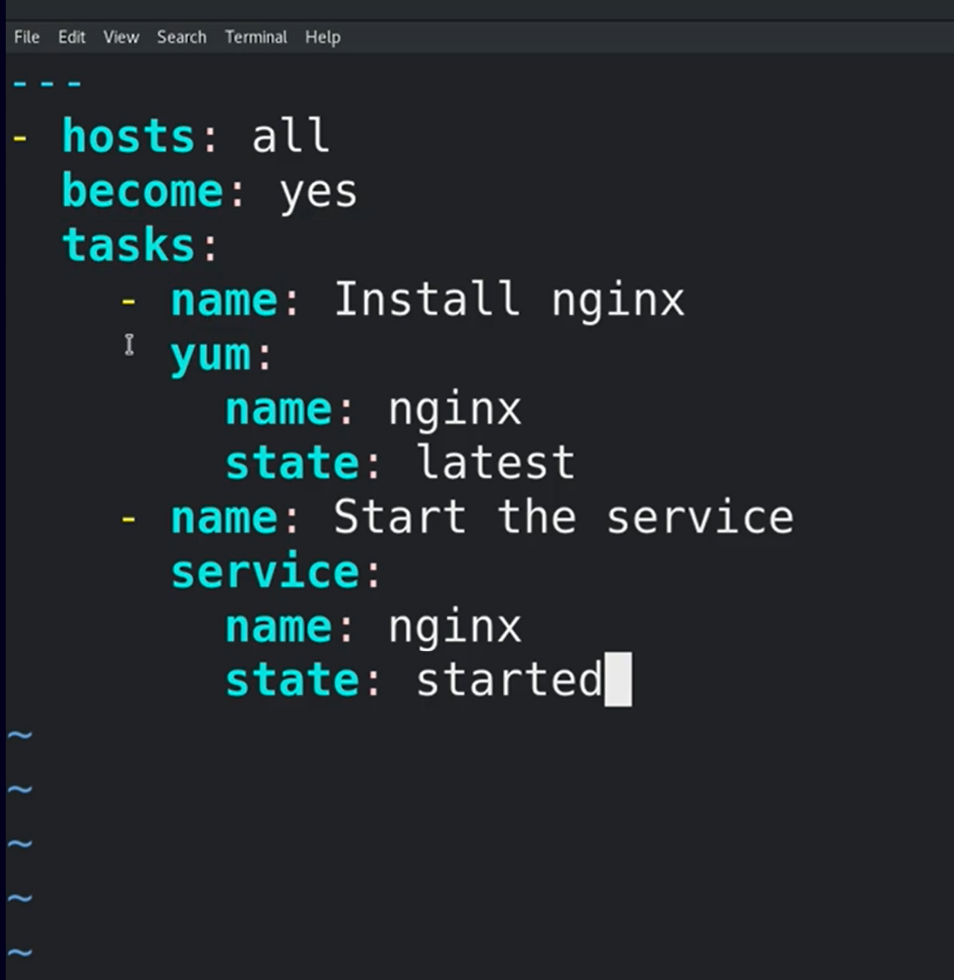 Ansible Nginx Playbook